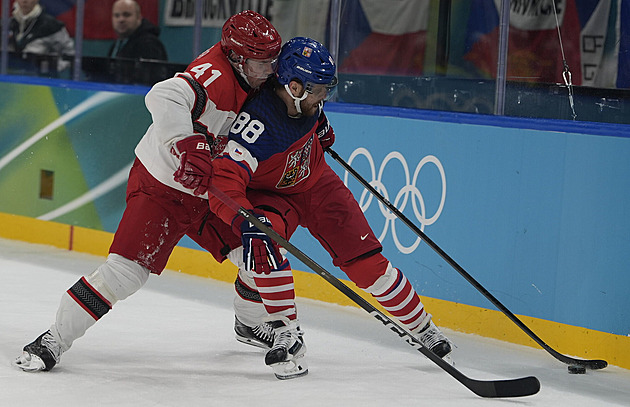 ONLINE: Česko - Dánsko 3:2. Pastrňák i Nečas v šancích, soupeře drží Andersen