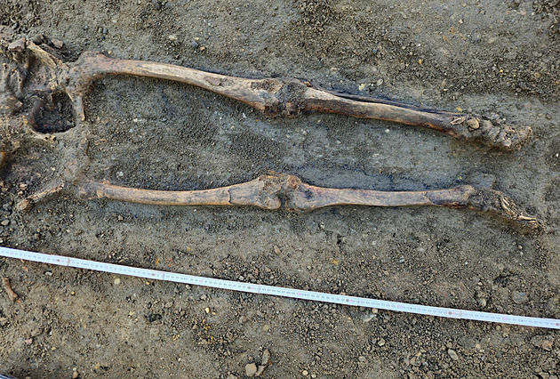 Desítky hrobů i základy fary. Náměstí v České Lípě ukrývalo pohřebiště