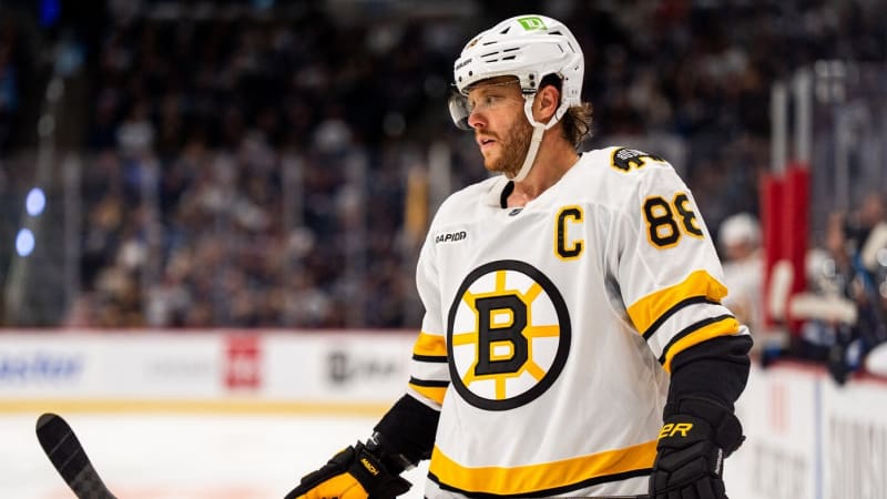 Pastrňák nasbíral první body. Pomohl Bostonu k obratu i pasem na rozhodující trefu Peterky